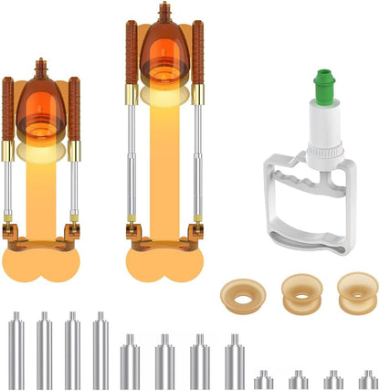 Penispumpen Erotik Erektionshilfe Saugkraft Vakuumpumpe Ausdauer Trainer Set