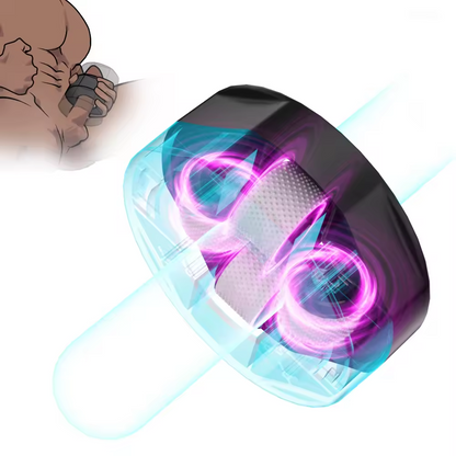 Penistrainer Extender Eichelmassager Roller Gerät Cock Extrusion mit Silikonrollen