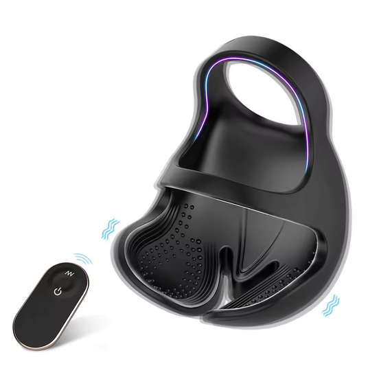 Penistrainer Vibrator Cockring Eichel Massagegerät Masturbator mit 9 Vibrationsmodi