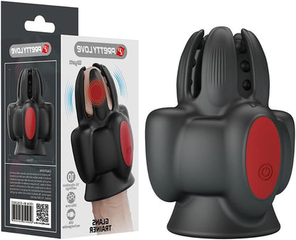 Elektrischer Masturbator Eichel Massage Vibrator Penis Stimulations mit 10 Vibrationsmodi