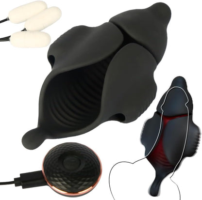 Elektrischer Penis Trainer Eichelvibrator Masturbator mit 10 Vibrationsmodi