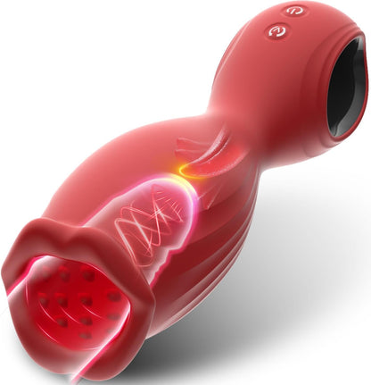 360° Rotation Penis Trainer Vibrator Stimulator Masturbator mit 10 Vibrationsmodi