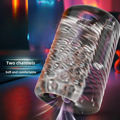 Automatischer Penistrainer Blowjob Masturbator Taschenmuschi mit 10 Vibrationen