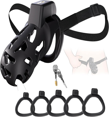 Innovatives 3D-Druck-Design Keuschheitsgürtel Groß Peniskäfig Chastity Cage