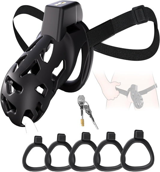 Innovatives 3D-Druck-Design Keuschheitsgürtel Groß Peniskäfig Chastity Cage