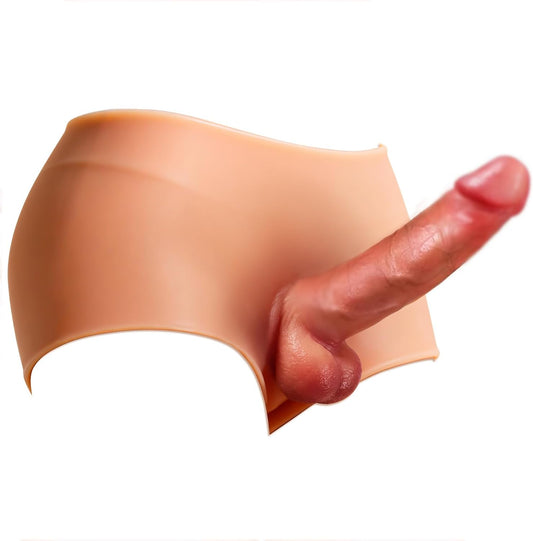 Realistischer Strap on Umschnall Dildo Sex Spielzeug Strapon Massivem Penis mit Harness