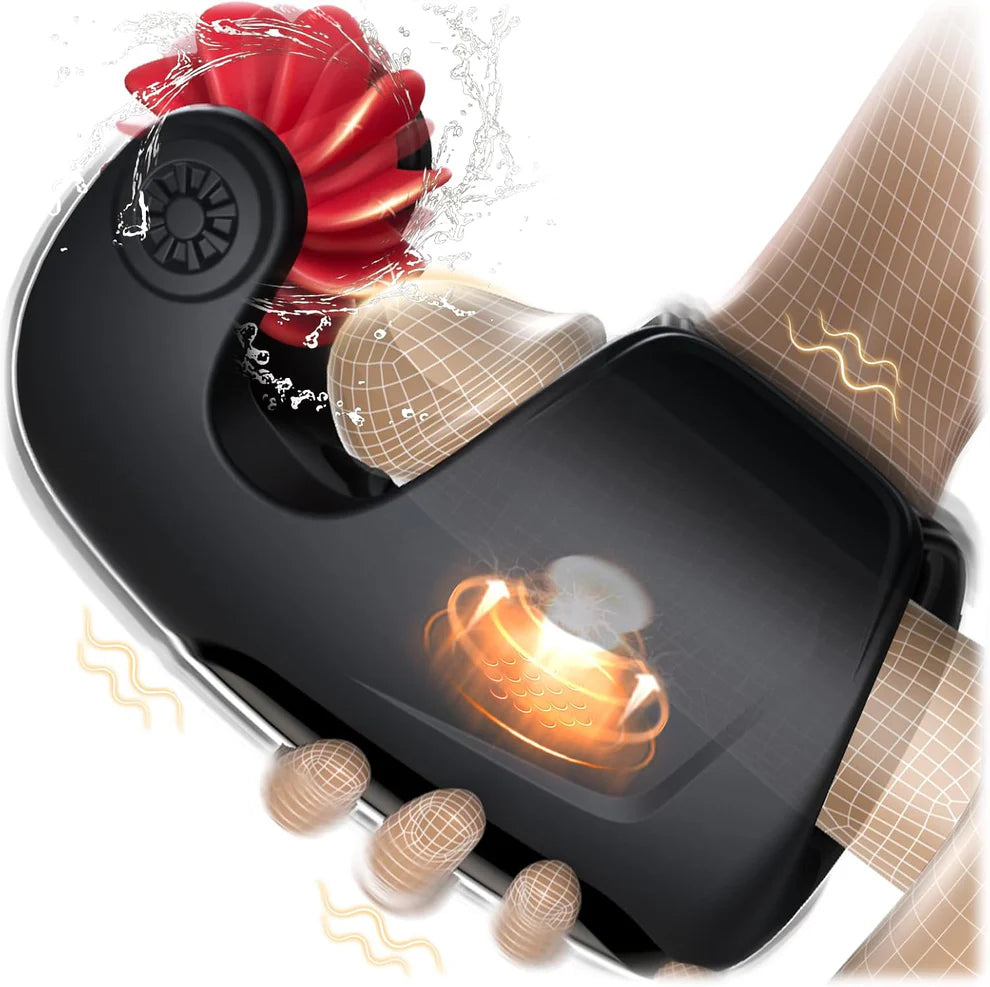 Elektrische Penistrainer Stroker Blowjob Masturbatoren mit 10 Vibrationsmodi