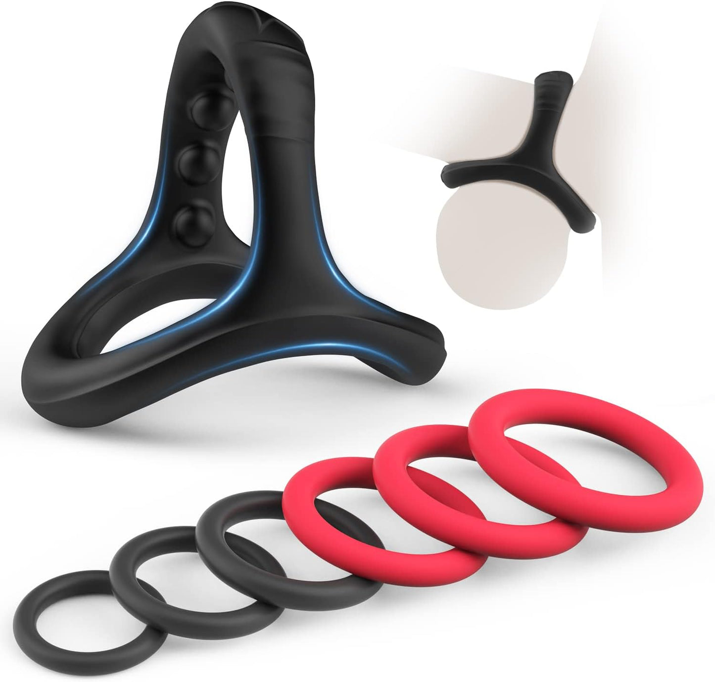 7 PCS Penis Ring Penisring Set Sex Spielzeug für Die Männer