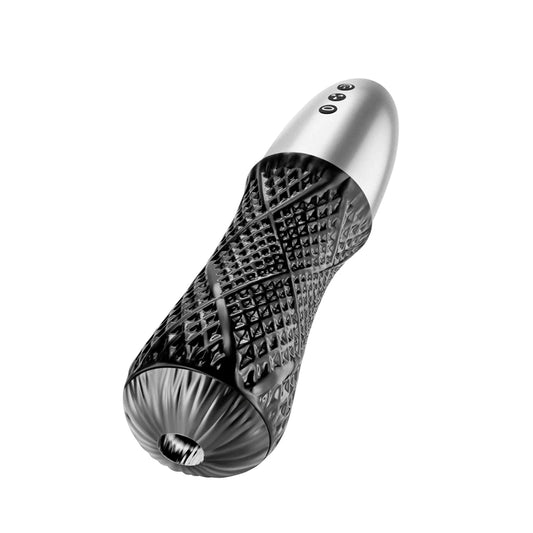 Elektrischer Masturbator Penispumpe Stroker mit 10 Vibratoren & 5 Stufen Saugen