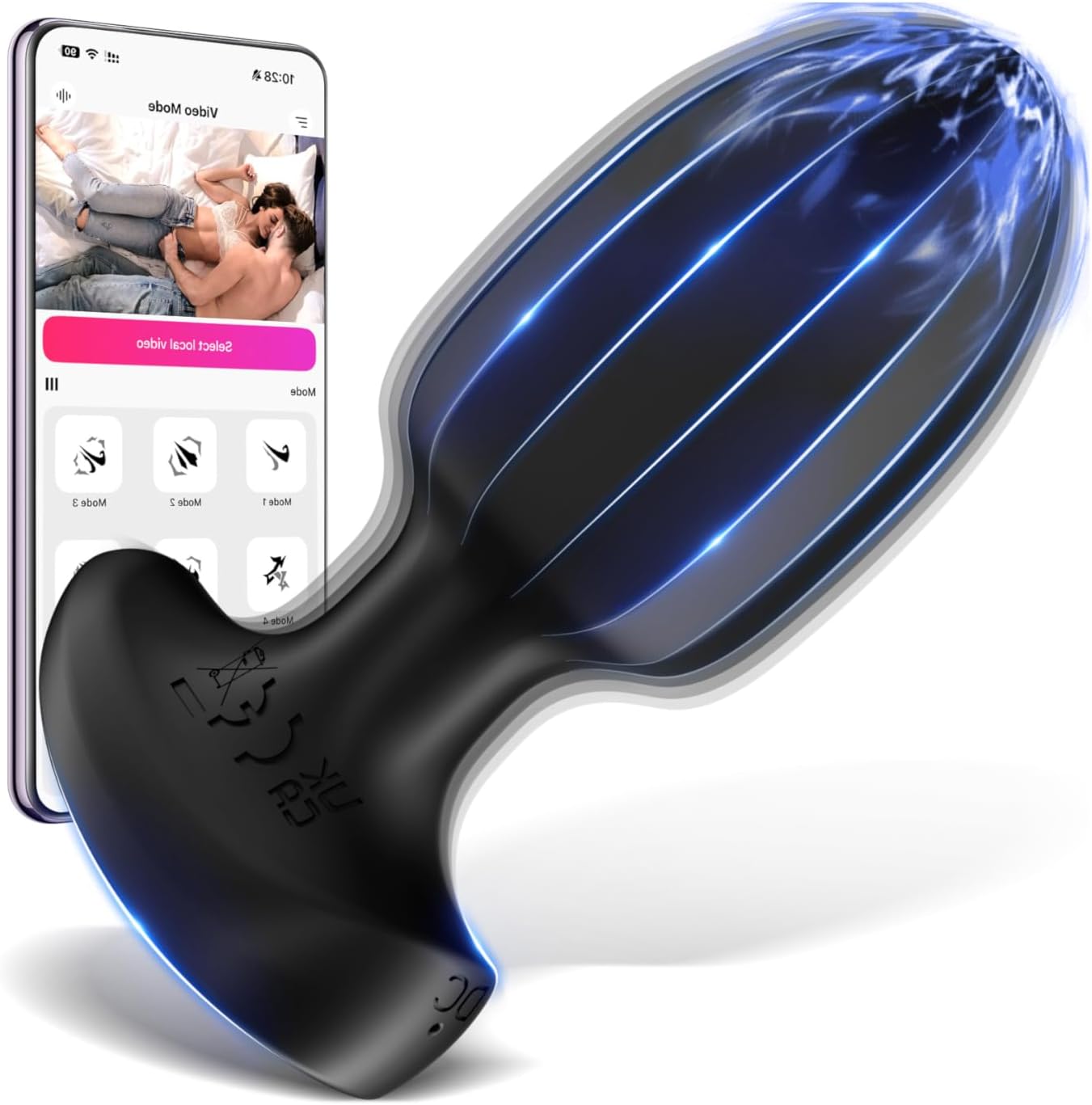 Analvibratoren Buttplug Prostata Stimulator mit 9 Vibration & APP-Steuerung