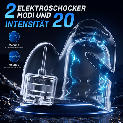 Elektrostimulation Masturbieren Penis Trainer mit 12 Elektroschocker Modi und 20 Intensität