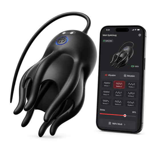 Elektrischer Penistrainer Vibrator Eichelstimulator mit Harnröhrensound & 10 Vibrationsmodi