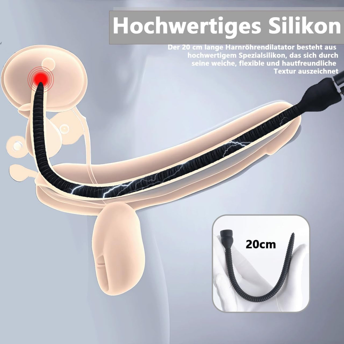 ElectroShock Harnröhren Plug Elektrostimulation Harnröhren Dilatator
