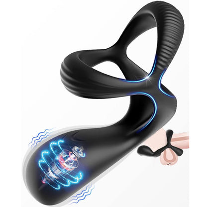 3 in 1 penis ring cock ring vibrator anal with 10 vibration modes 