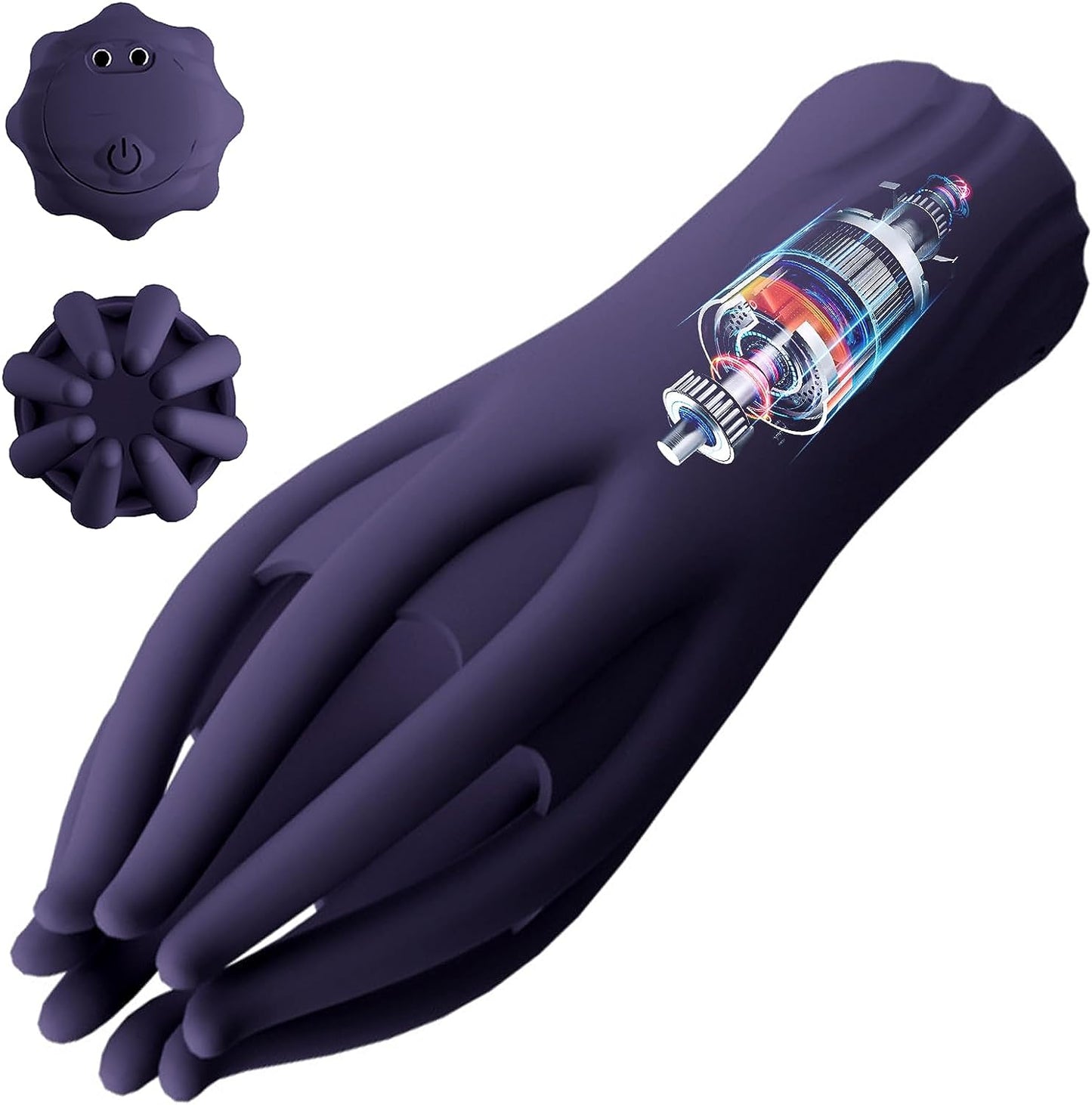 Electric masturbator glans vibrator with 10 vibration modes penis trainer massager 