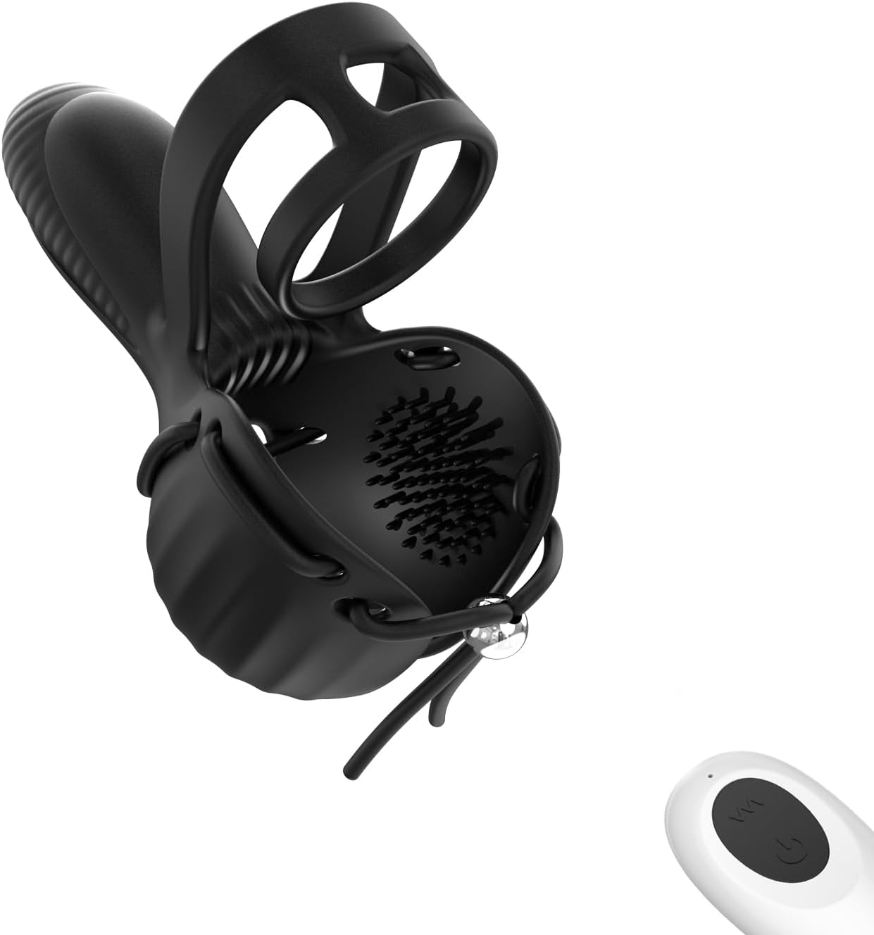 3 IN 1 Cock Ring Hodenstimulator Penistrainer Vibrator mit 10 Vibrationsmodi