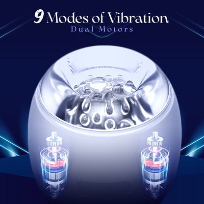 Elektrischer Masturbator Penis Stimulator Pocket Pussy mit 9 Vibrationsmodi