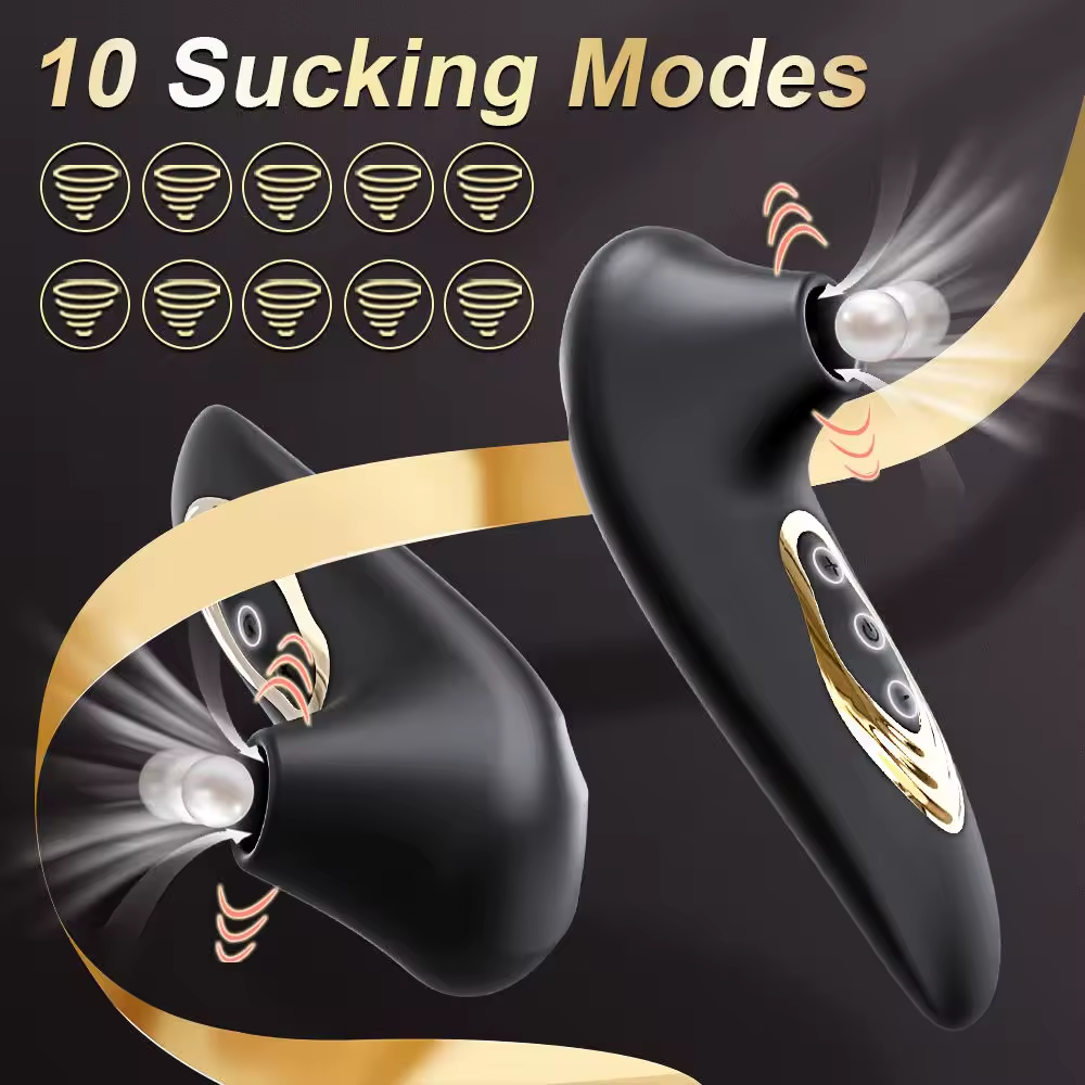 Sucker Klitoris Leistungsstarke Saugen Vibrator Stimulator mit  10 Saugmodi
