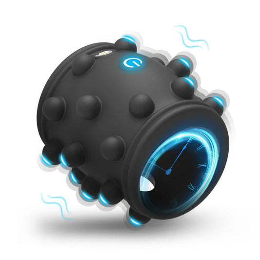 360° weiche Perlen Penisring Vibrator Penishülle Sleeve Cockring mit 10 Vibrationen