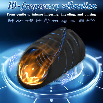 APP Steuerung Penis Vibrator Glans Trainer Masturbator Stroker mit 10 Vibrationen