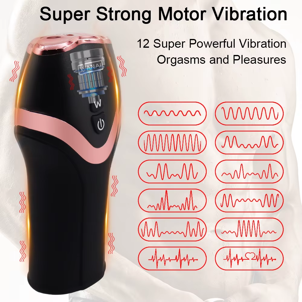 Eichelstimulator Penis Vibrators Elektrisch Masturbieren mit 12 Vibrationsmodi