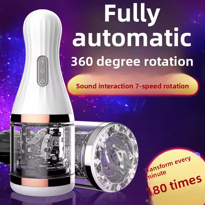 Automatische Masturbator Penistrainer Blowjob mit  7 Leistungsstarken Drehbewegungen