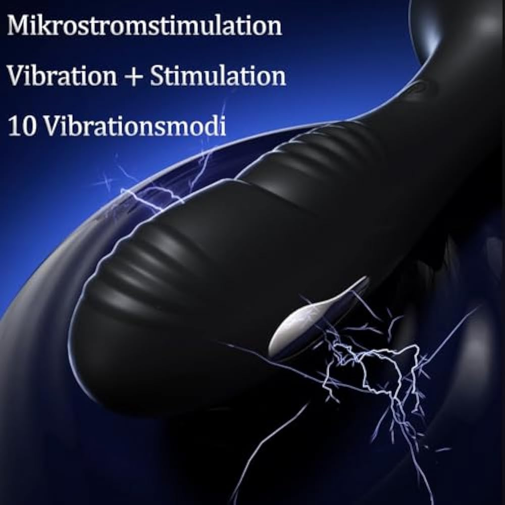 E-stim Analvibratoren Prostata Stimulator mit 10 Vibrationsmodi und Mikrostromstimulation