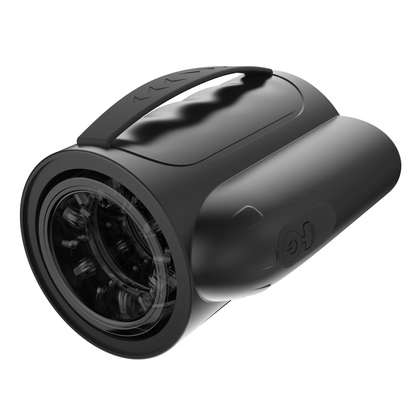 Elektrische Penistrainer Eichel Stimulator Masturbatoren mit 7 Teleskopische & Rotationsmodi