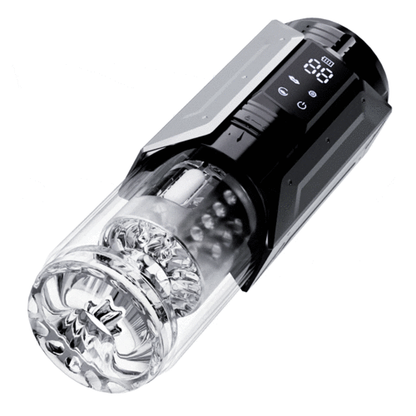 Elektrischer Masturbatoren Blowjob mit 7 Saug 7 Teleskop Dreh & 7 Vibrationsfunktionen