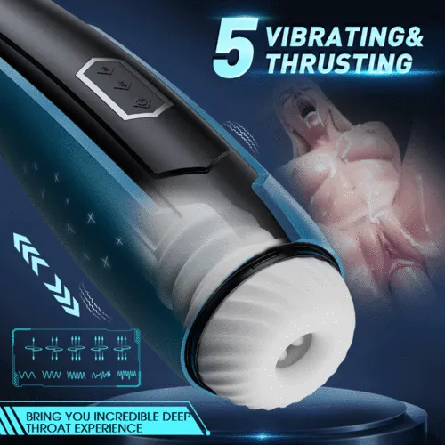 Electric masturbator Cup Galaxy with 5 telescopic modes 5 vibration modes 