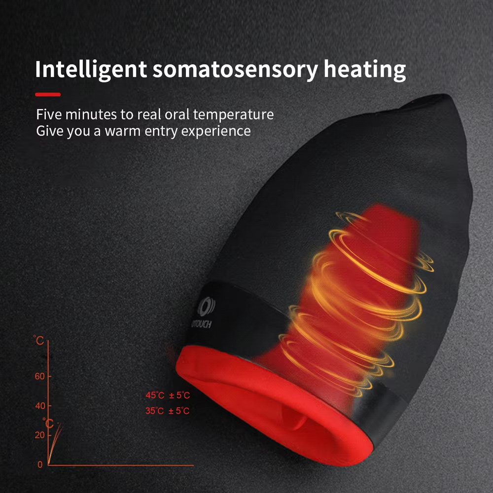 Elektrischer Masturbieren Penis Trainer mit 3 Vibrationsintensitäten 6 Vibrationsmodi