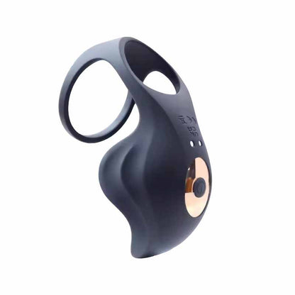 App-Steuerung Penisring Ejakulation Hodenmassage Eichel Trailer mit 10 Vibrationsmodi