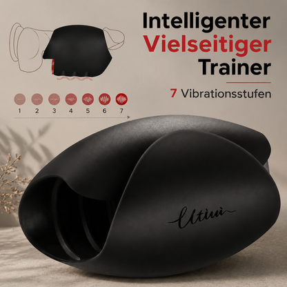 Intelligenter Vielseitiger Penis Trainer Vibrator mit 7 Vibrations und Stimulationsmodi