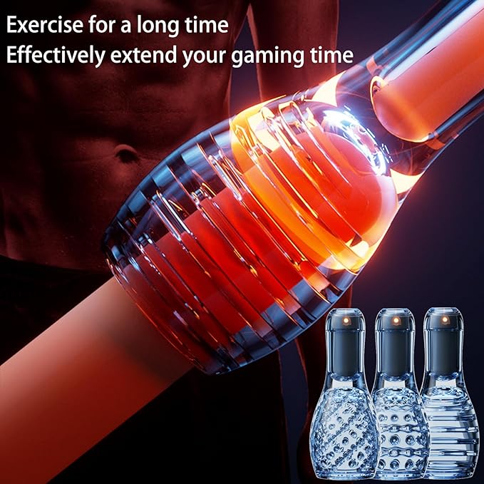 3 IN 1 Elektrische Masturbatoren Penistrainer Eichel Vibrator mit 10 Vibrationsmodi