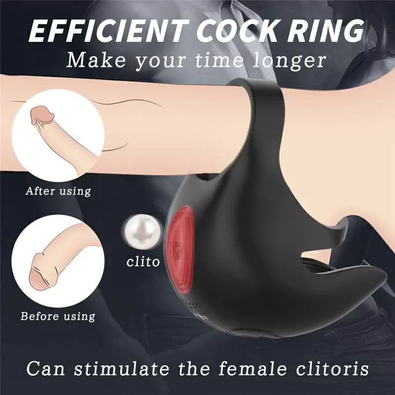Penistrainer Vibrator Cockring Eichel Massagegerät Masturbator mit 9 Vibrationsmodi