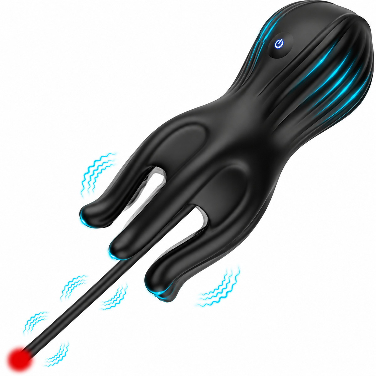 Eicheltrainer Penis Massagegerät Harnröhren Stimulator mit 10 Vibrationsmodi