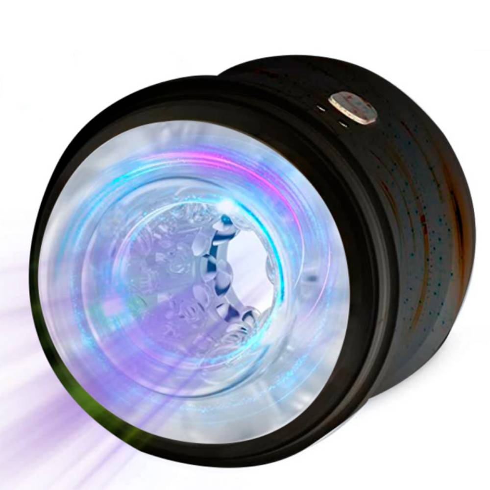 Offener Elektrischer Penistrainer Glans Stimulator Masturbatoren mit 10 Vibrationsmodi