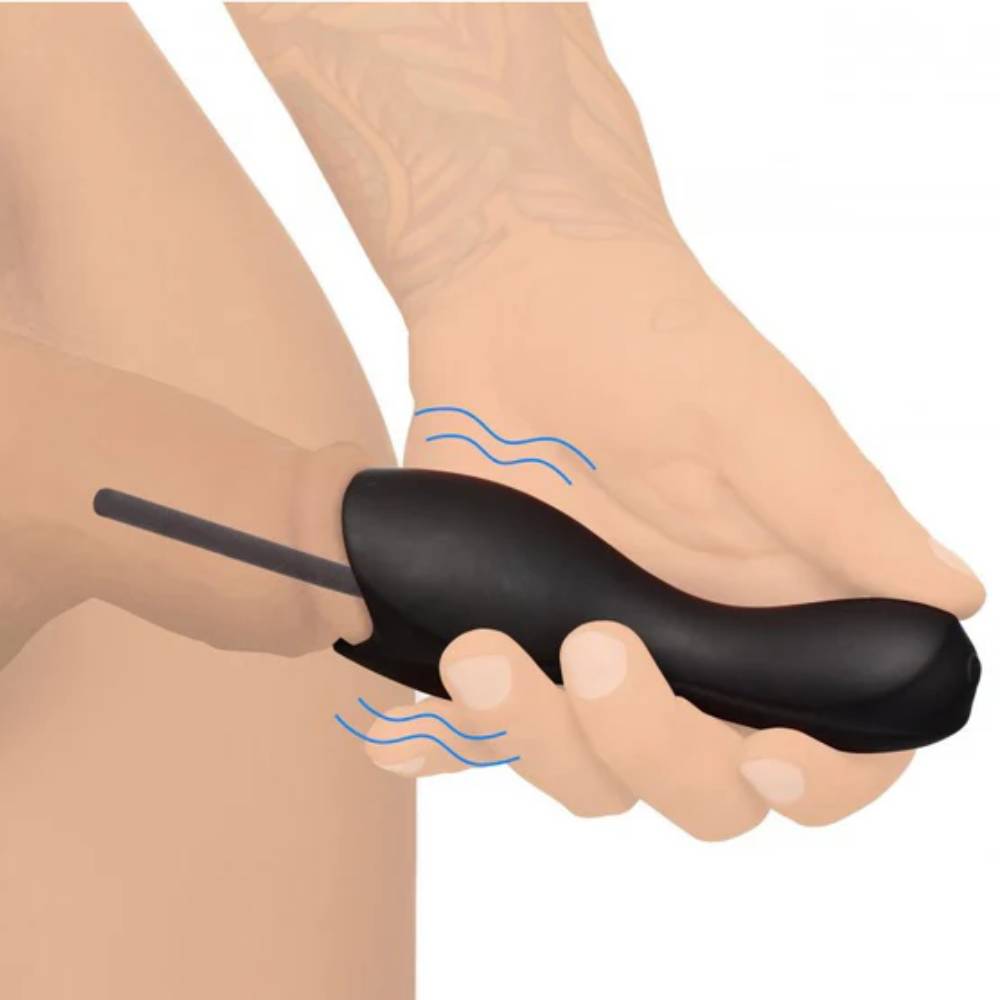 Eichel Stimulator Dilator Harnröhre Penistrainer Vibrator mit 10 Vibrationsmodi