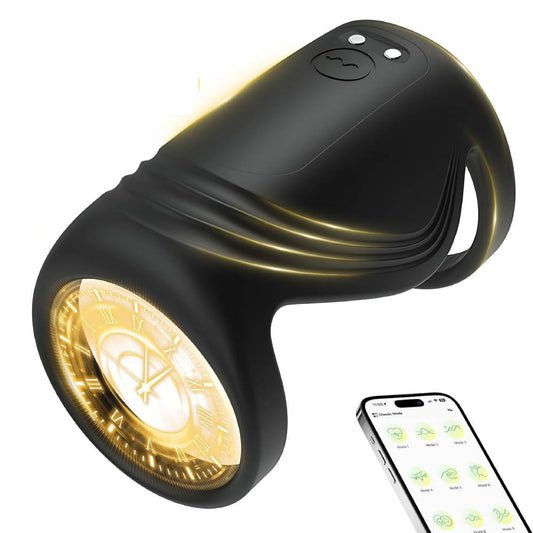 2 IN 1 Elektrischer Penistrainer Vibrator Masturbator mit 10 Kraftvollen Vibrationsmodi