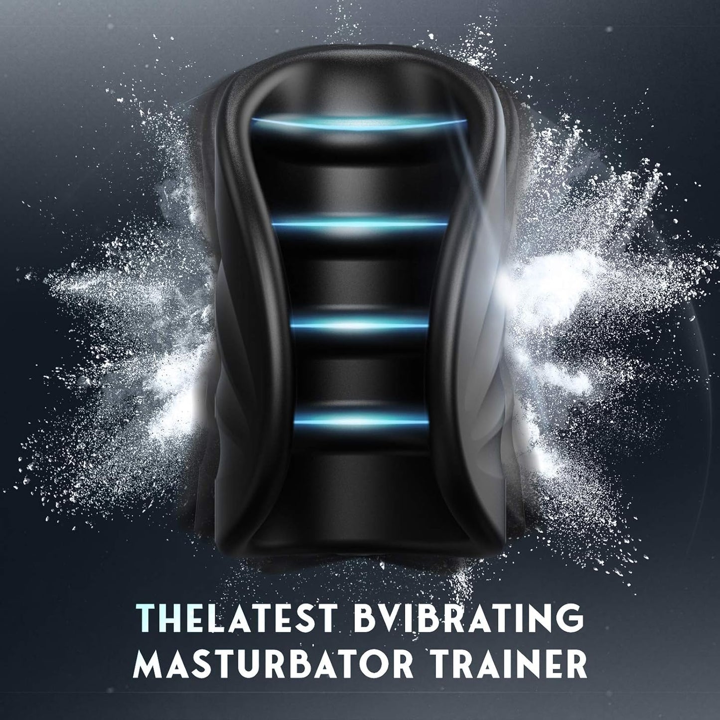 2 IN 1 Penistrainer Vibrator Eichelstimulator Massage mit 10 Vibrationsmodi