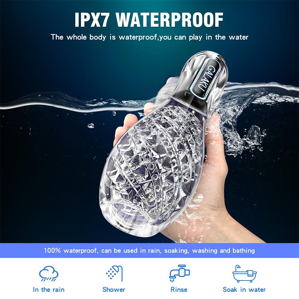 Automatischer Penistrainer Vibrator Stroker Masturbator mit 12 Vibrationsmodi