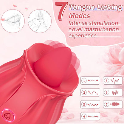 Vibratoren Butterfly Vibration für Frauen 7 Leckmodi 7 Vibrations