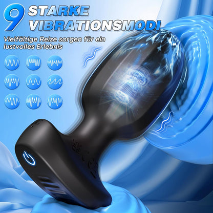 Analvibratoren Buttplug Prostata Stimulator mit 9 Vibration & APP-Steuerung