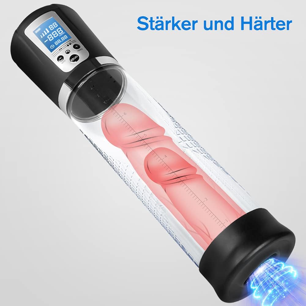 Automatische Penis Vakuumpumpe mit 4 Saugintensitäten