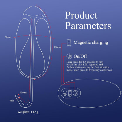 Elektrisch Dilator Harnröhre Vibrator Eichel Stimulator mit 10 Vibrationsmodi