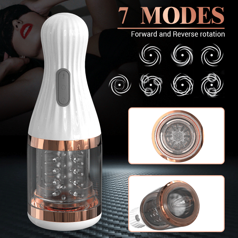 Automatische Masturbator Penistrainer Blowjob mit  7 Leistungsstarken Drehbewegungen