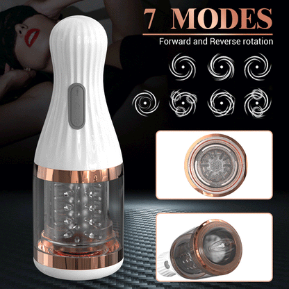 Automatische Masturbator Penistrainer Blowjob mit  7 Leistungsstarken Drehbewegungen