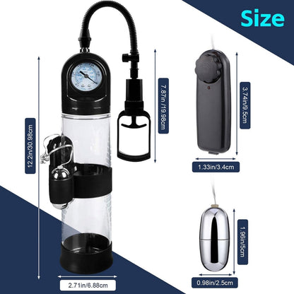 Elektrisches Penisvergrößerungs Trainingsgerät mit Luftvakuum und multifunktionalen Modi