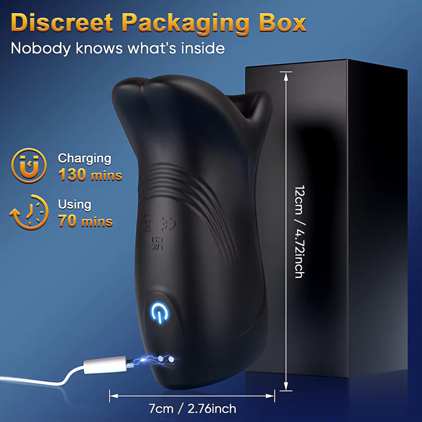 Tippen Stroker Stimulator Penis Trainer Vibrator Masturbator Gerät mit 9 Modi