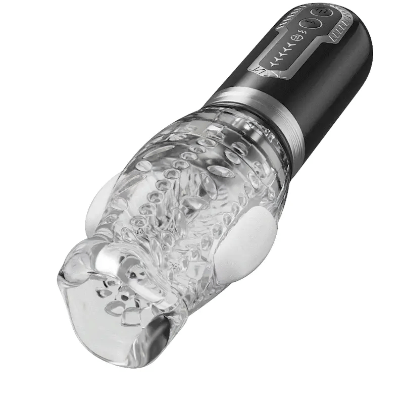 Automatischer Penistrainer Stroker Masturbator mit 5 Stoß & Rotationsmodi & 7 Vibrationsmodi